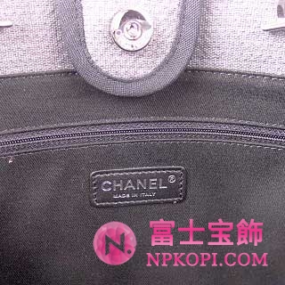 シャネル スーパーコピー　2012年春夏新作　DEAUVILLE　キャンバストートバッグ グレー A67001aart